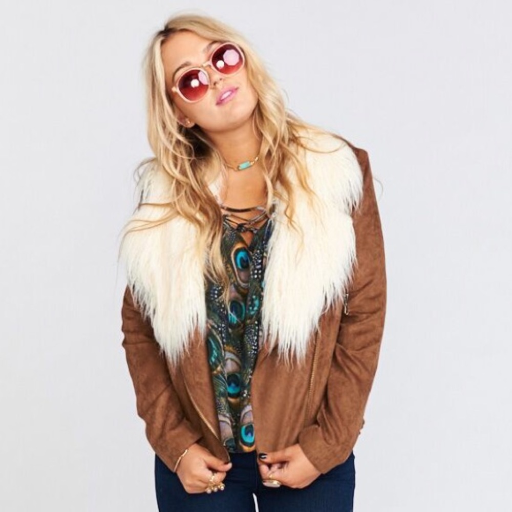 Penny Lane faux suede jacket